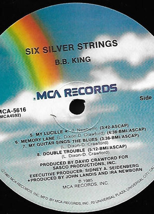 B.B. King : Six Silver Strings (LP, Album, Pin)