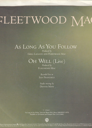 Fleetwood Mac : As Long As You Follow (7", Single)