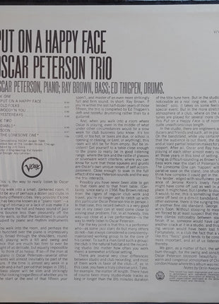 Oscar Peterson : Put On A Happy Face (LP, Album)
