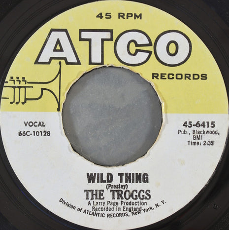 The Troggs : Wild Thing / With A Girl Like You (7", M/Print, Styrene, Bes)