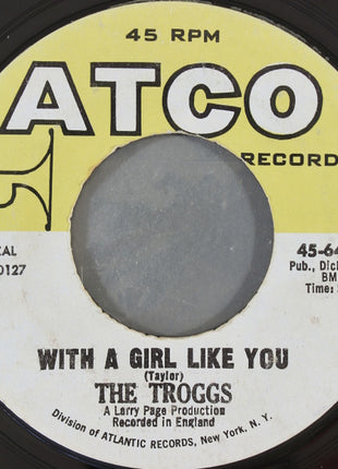 The Troggs : Wild Thing / With A Girl Like You (7", M/Print, Styrene, Bes)