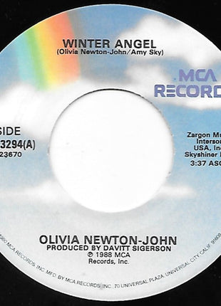 Olivia Newton-John : The Rumour (Remix) / Winter Angel (7")