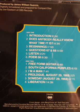 Chicago (2) : Chicago Transit Authority (2xCD, Album, RE)