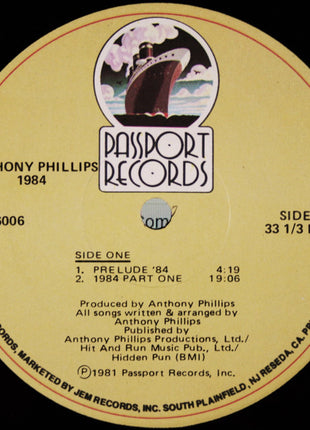 Anthony Phillips : 1984 (LP, Album)