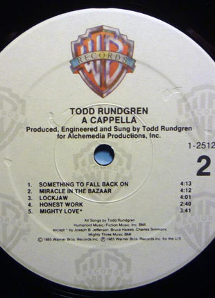 Todd Rundgren : A Cappella (LP, Album, Spe)