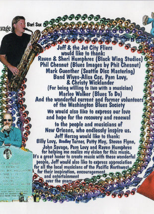 Jeff & The Jet City Fliers : High Livin' Blues (CD, Album)
