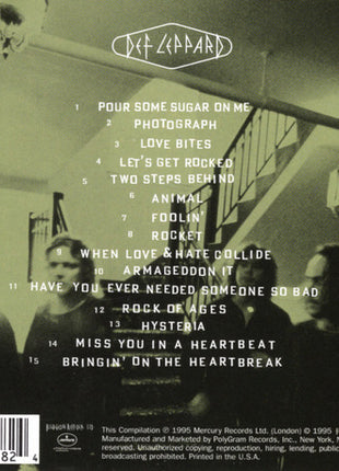 Def Leppard : Vault (Def Leppard Greatest Hits 1980-1995) (CD, Comp)