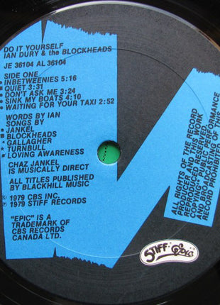 Ian Dury And The Blockheads : Do It Yourself (LP, Album)