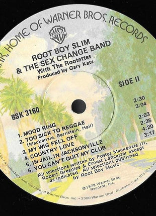 Root Boy Slim & The Sex Change Band With The Rootettes* : Root Boy Slim & The Sex Change Band With The Rootettes (LP, Album, Win)