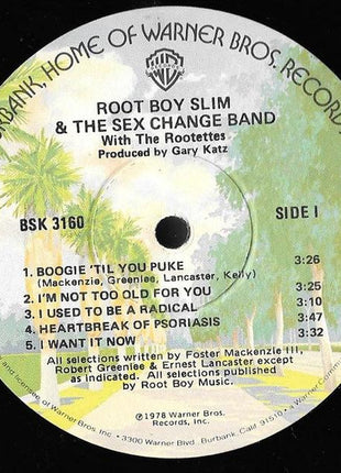 Root Boy Slim & The Sex Change Band With The Rootettes* : Root Boy Slim & The Sex Change Band With The Rootettes (LP, Album, Win)