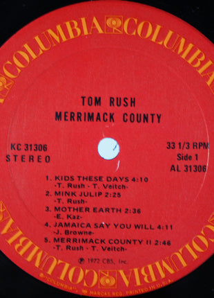 Tom Rush : Merrimack County (LP, Album, Ter)