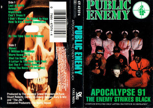 Public Enemy : Apocalypse 91... The Enemy Strikes Black (Cass, Album)