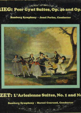 Edvard Grieg - Georges Bizet / Jonel Perlea / Marcel Couraud / Bamberger Symphoniker : Peer Gynt Suites, Op. 46 And Op. 55 / L'Arlesienne Suites, No. 1 And No. 2 (LP, Album, RE)