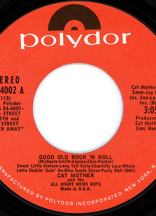 Cat Mother And The All-Night Newsboys : Good Old Rock 'N Roll / Bad News (7", Single, Styrene)