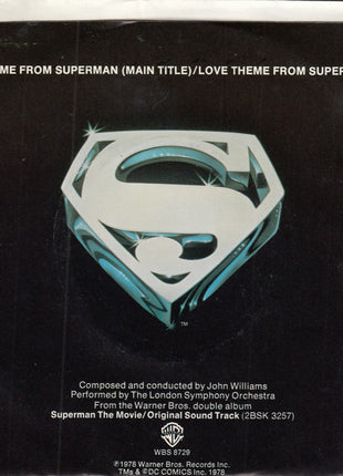 John Williams (4) Conducting The London Symphony Orchestra* : Theme From Superman (Main Title) (7", Single, Win)