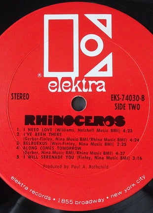 Rhinoceros (2) : Rhinoceros (LP, Album, Pit)