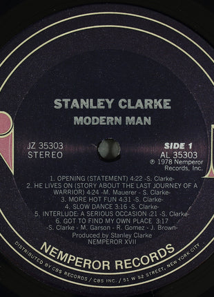 Stanley Clarke : Modern Man (LP, Album, Ter)