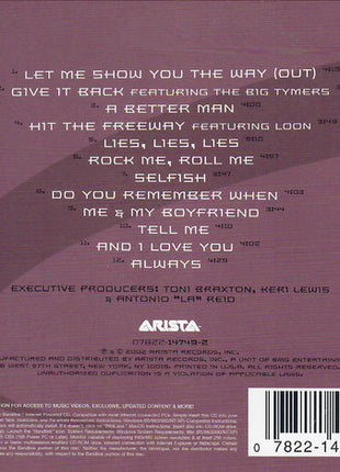 Toni Braxton : More Than A Woman (CD, Album, Enh)