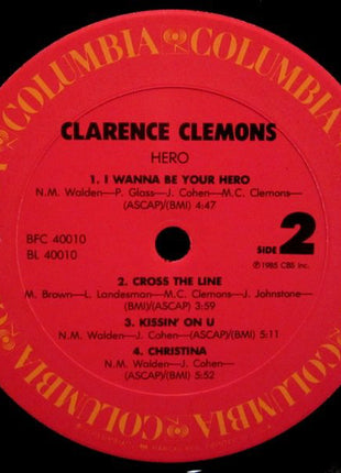 Clarence Clemons : Hero (LP, Album, Pit)