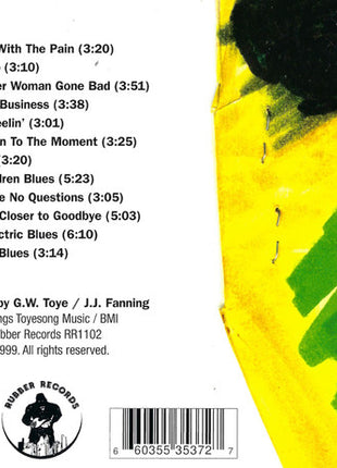 G.W. Toye And The Blues Generators : Livin' With The Pain (CD, Album)