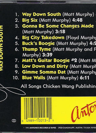 Matt Murphy : Way Down South (CD, Album)