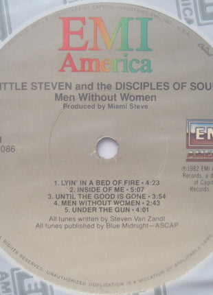 Little Steven And The Disciples Of Soul : Men Without Women (LP, Album)