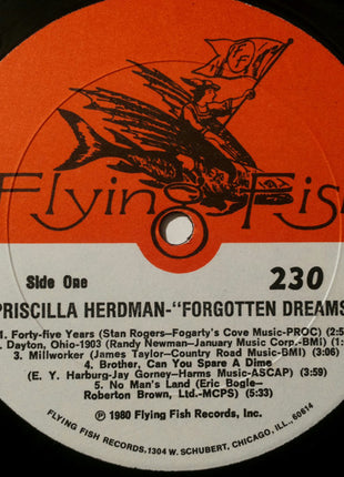Priscilla Herdman : Forgotten Dreams (LP, Album, All)