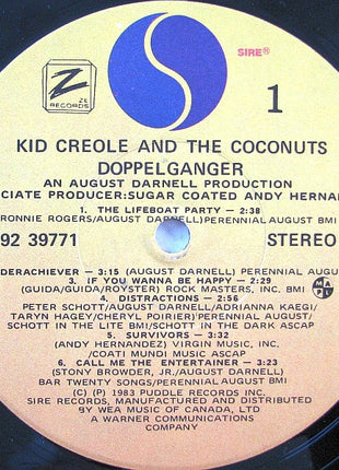 Kid Creole And The Coconuts : Doppelganger (LP, Album)