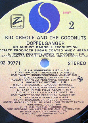 Kid Creole And The Coconuts : Doppelganger (LP, Album)