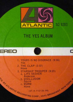 Yes : The Yes Album (LP, Album, PR )