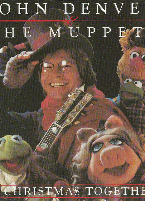 the album cover for John Denver  & Muppets - Christmas Together