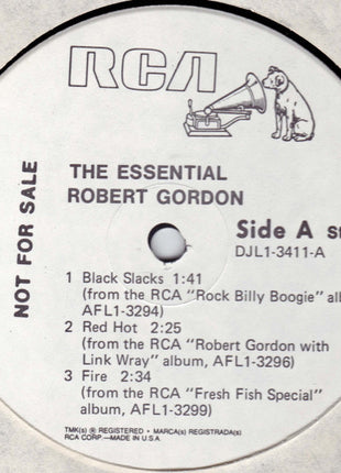 Robert Gordon (2) : The Essential Robert Gordon (12", Promo)