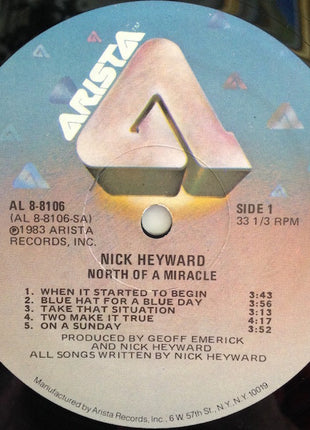 Nick Heyward : North Of A Miracle (LP, Album)