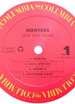 The Hooters : One Way Home (LP, Album, Car)