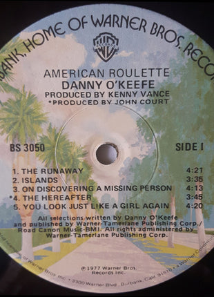 Danny O'Keefe : American Roulette (LP, Album, Win)