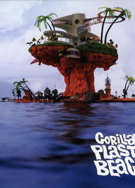 the album cover for Gorillaz - Plastic Beach [Vinyl]