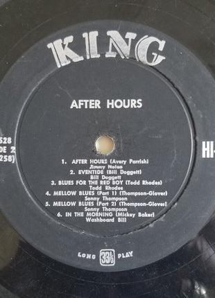 Various : After Hours (LP, Comp, Mono)