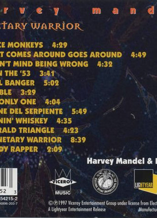 Harvey Mandel : Planetary Warrior (CD, Album)