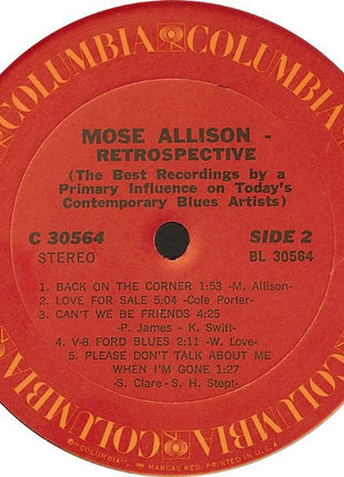 Mose Allison : Retrospective (LP, Comp, San)