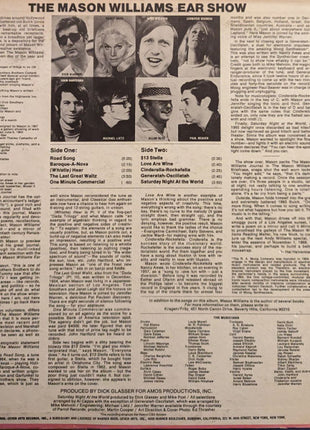 Mason Williams : The  Mason Williams Ear Show (LP, Album, Pit)