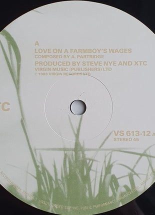 XTC : Love On A Farmboy's Wages (12", Single)