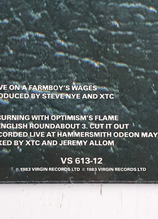 XTC : Love On A Farmboy's Wages (12", Single)