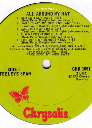 Steeleye Span : All Around My Hat (LP, Album, San)