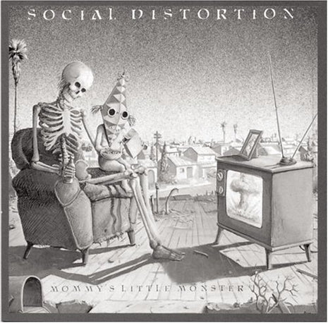 the album cover for Social Distortion - Mommy's Little Monster