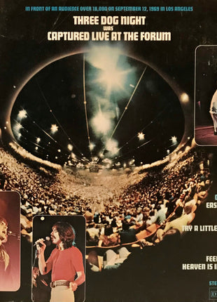 Three Dog Night : Captured Live At The Forum (LP, Album, RE, Gat)