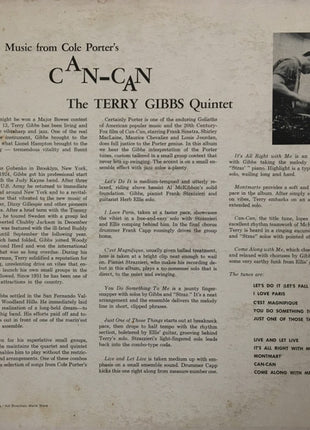Terry Gibbs Quintet : Music From Cole Porter's Can-Can (LP, Mono)