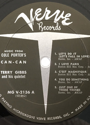 Terry Gibbs Quintet : Music From Cole Porter's Can-Can (LP, Mono)