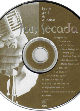 Jon Secada : Heart, Soul & A Voice (CD, Album)