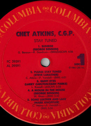 Chet Atkins : Stay Tuned (LP, Album, Pit)