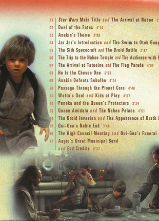 John Williams (4) : Star Wars - Episode I: The Phantom Menace (Original Motion Picture Soundtrack) (CD, Album)